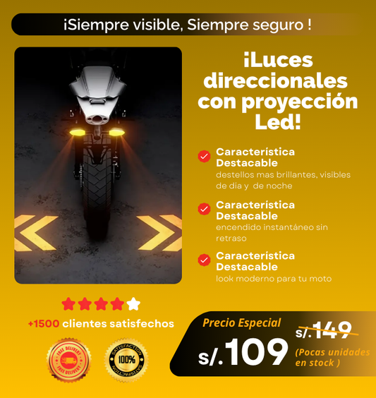 Luces direccionales con proyección Led
